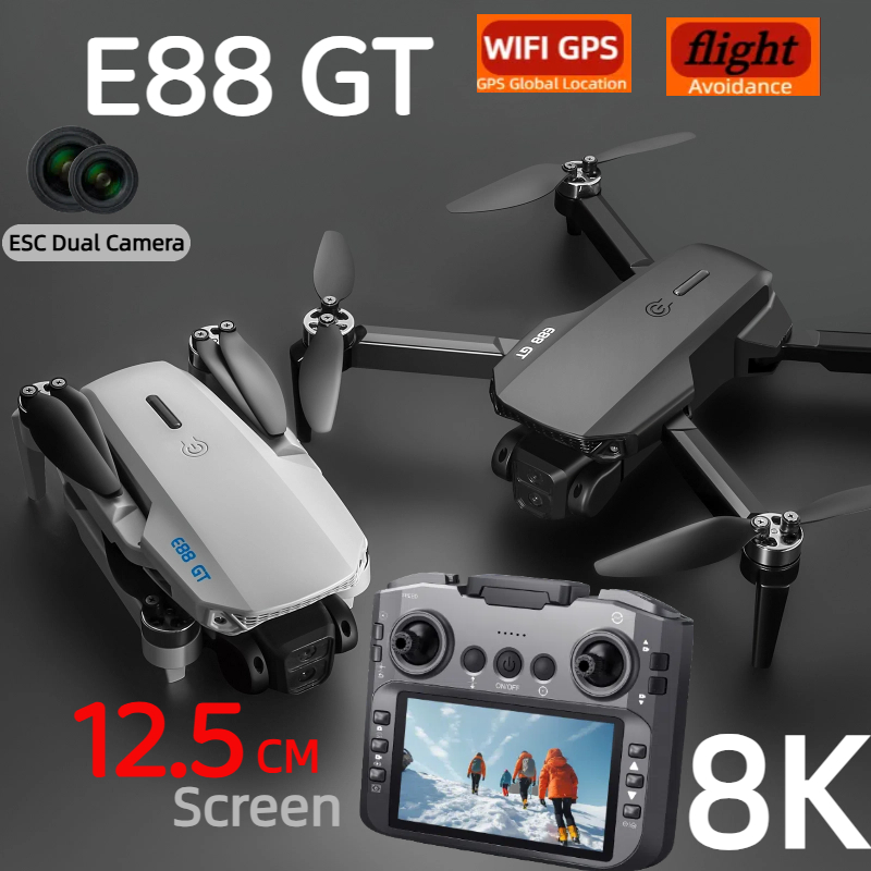 E88GT Drone 8K Professionnel H - Jjrc Drone X12 avis et prix