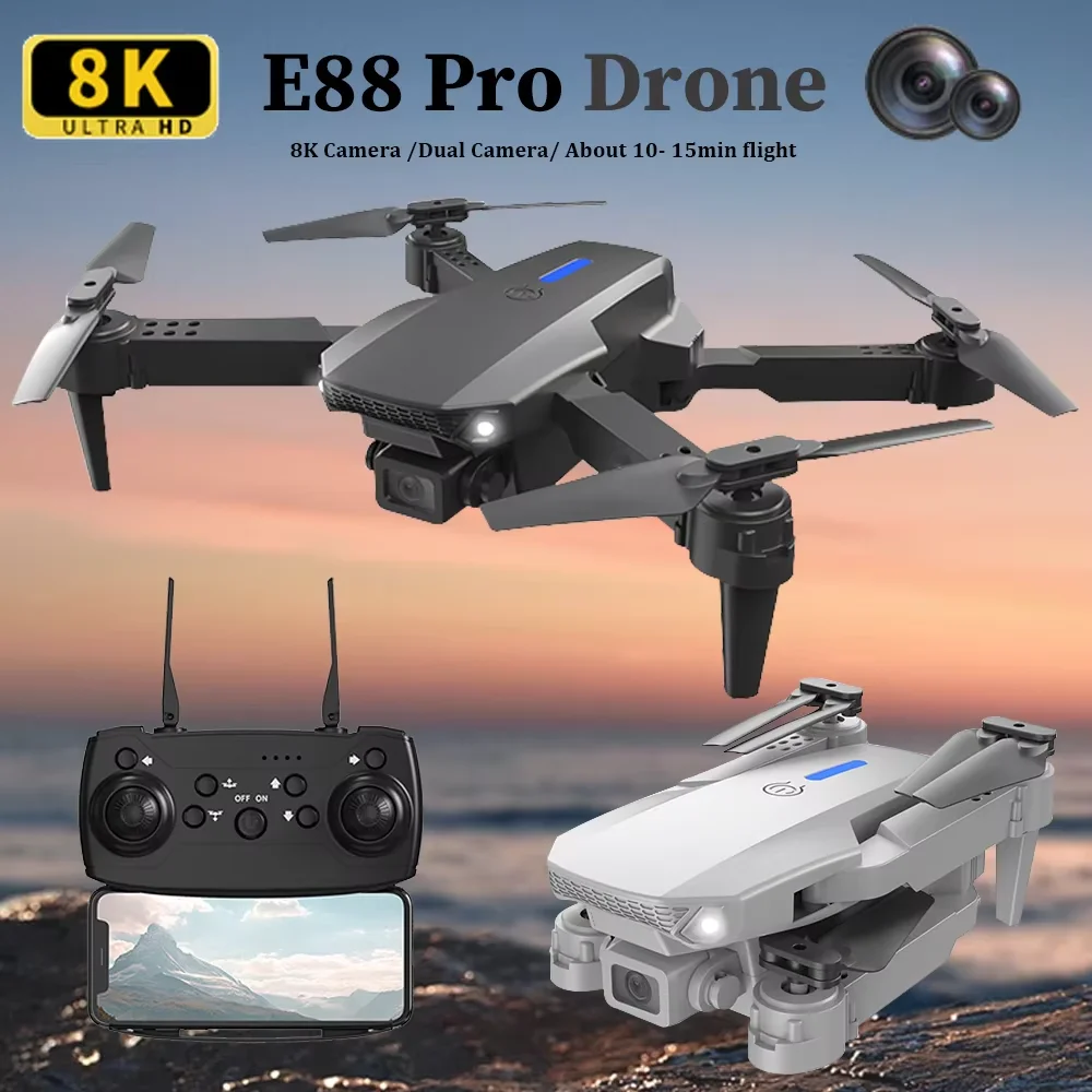 Drone RC professionnel E88 202 - Eachine Drone E58 avis et prix